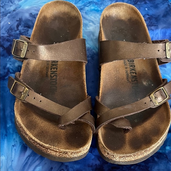 Birkenstock  Dark Brown Sandals - Picture 1 of 6
